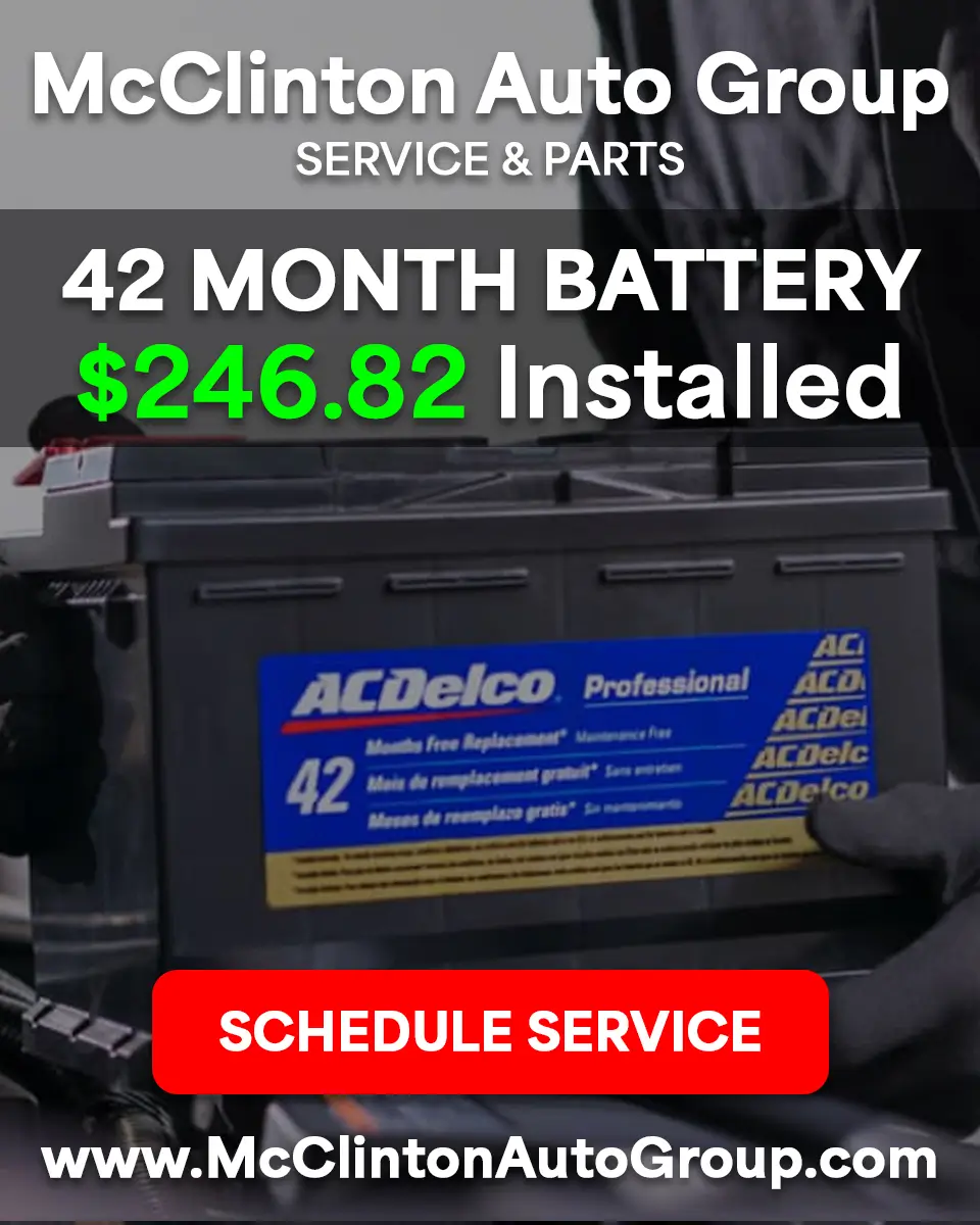 Coupon for 42 MONTH BATTERY $246.82 Installed